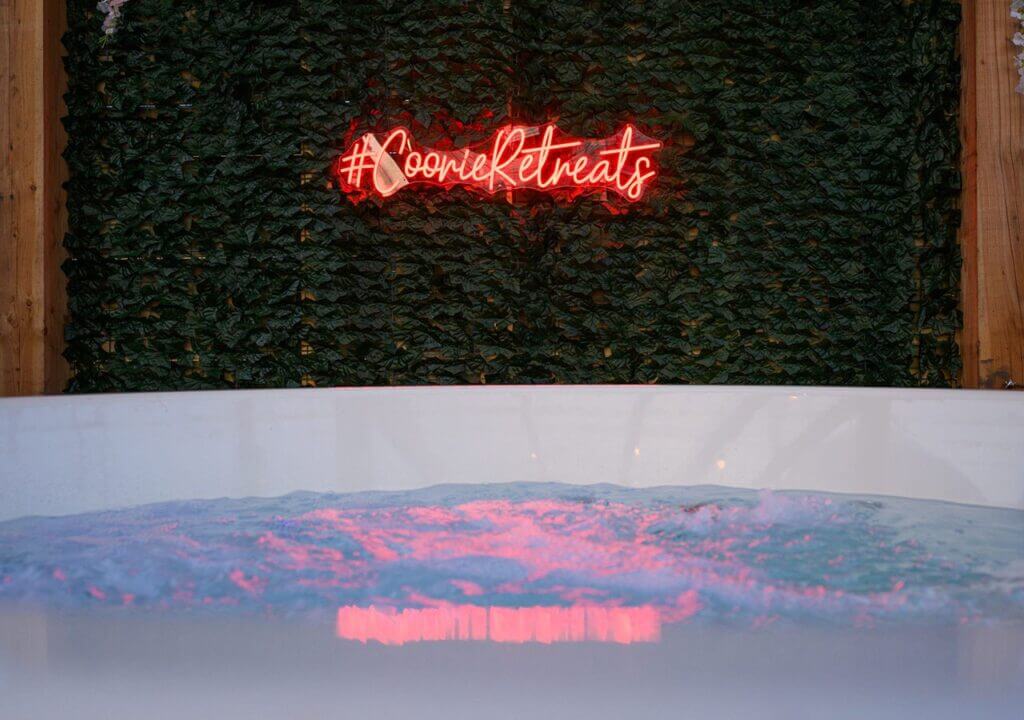 Pellet Hot tub at Coorie Retreats